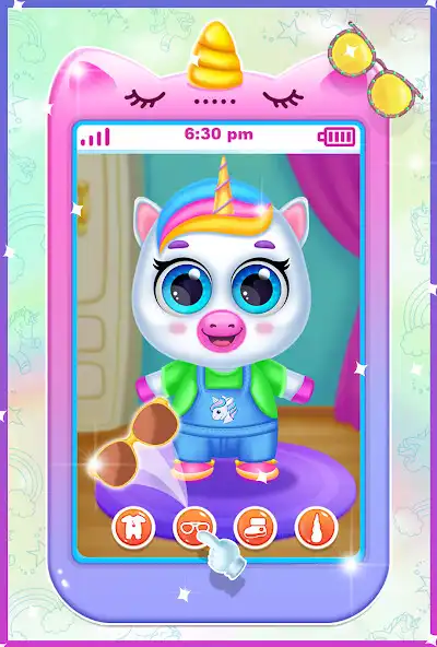 Play Unicorn baby phone for toddler  and enjoy Unicorn baby phone for toddler with UptoPlay