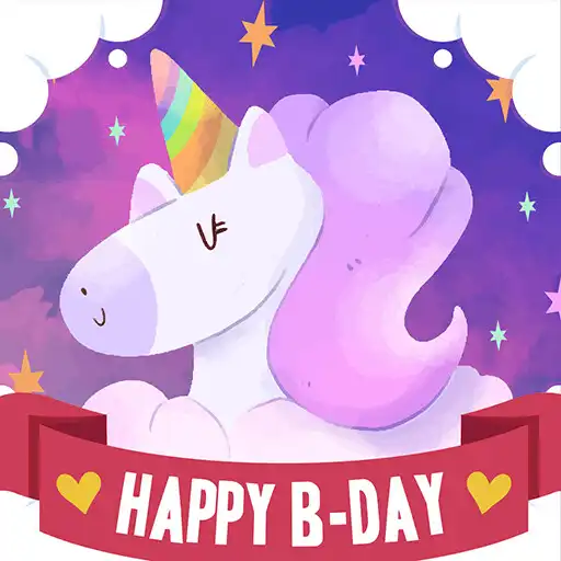 Play Unicorn Birthday Invitations APK