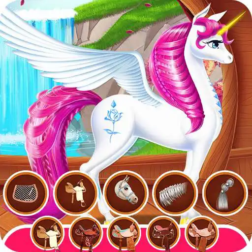 Play Unicorn Braided Hair Salon APK