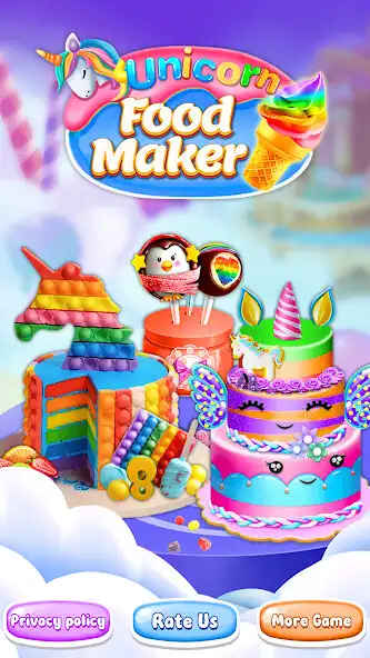 Play Unicorn Cake Maker-Bakery Game  and enjoy Unicorn Cake Maker-Bakery Game with UptoPlay