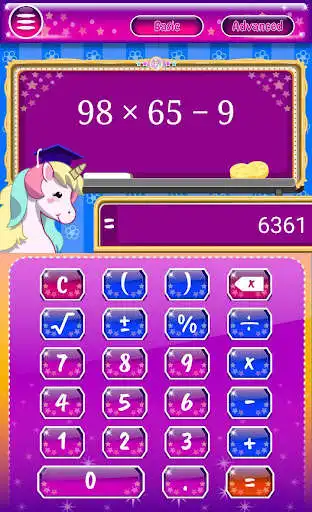 Play Unicorn calculator  and enjoy Unicorn calculator with UptoPlay