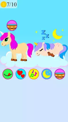 Play unicorn care game