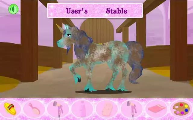 Play Unicorn Care  Wash Salon