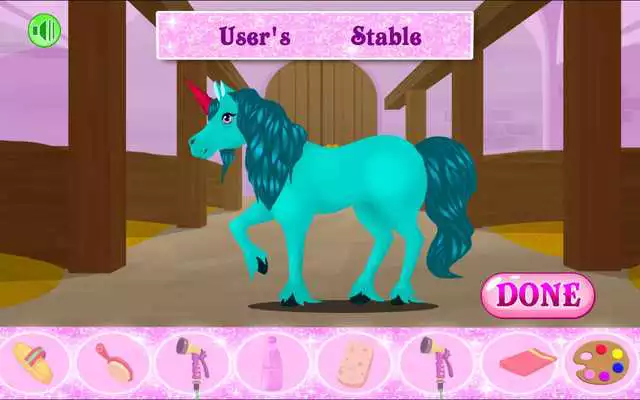 Play Unicorn Care  Wash Salon