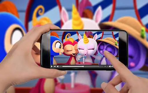 Play Unicorn Cartoon Videos as an online game Unicorn Cartoon Videos with UptoPlay
