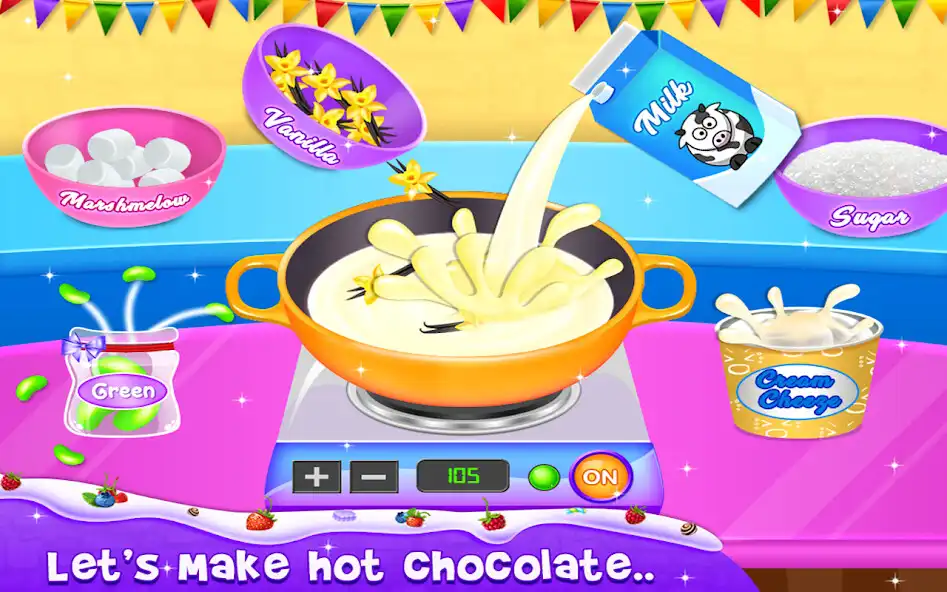 Play Unicorn Chocolate Toast Party as an online game Unicorn Chocolate Toast Party with UptoPlay