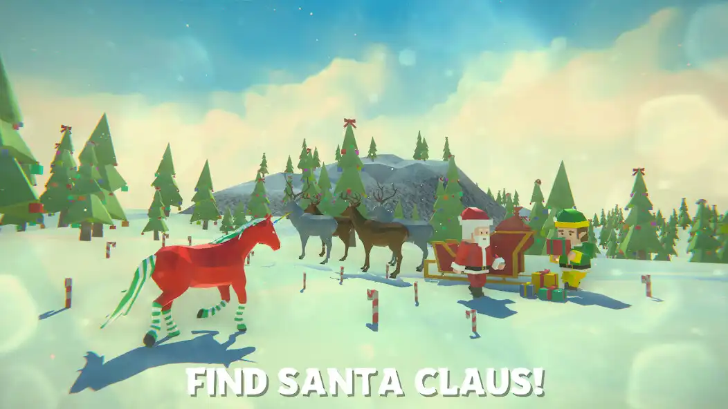 Play Unicorn Christmas Simulator  and enjoy Unicorn Christmas Simulator with UptoPlay