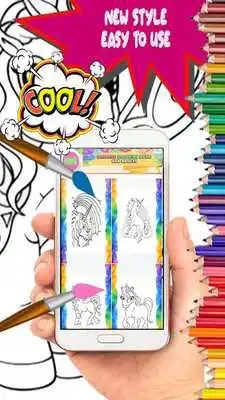 Play Unicorn Coloring Book For Adults