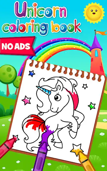 Play Unicorn Coloring Book for Kids  and enjoy Unicorn Coloring Book for Kids with UptoPlay