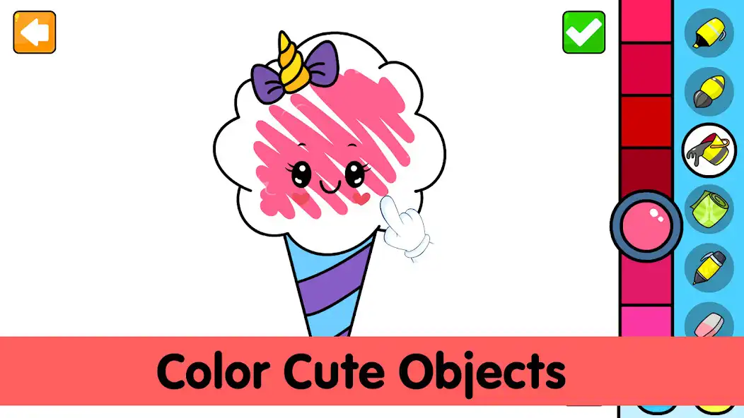 Play Unicorn Coloring Book  Games as an online game Unicorn Coloring Book  Games with UptoPlay
