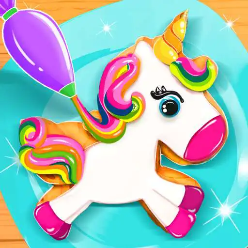 Play Unicorn Cookie Baker Kitchen APK