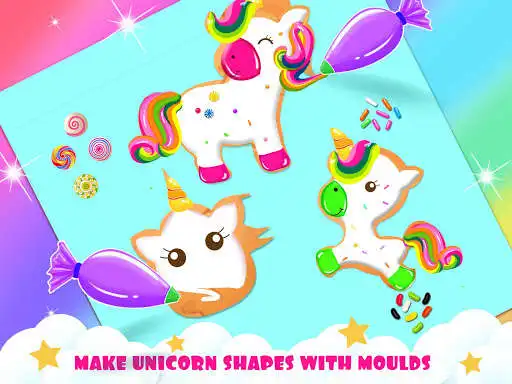 Play Unicorn Cookie Baker Kitchen  and enjoy Unicorn Cookie Baker Kitchen with UptoPlay