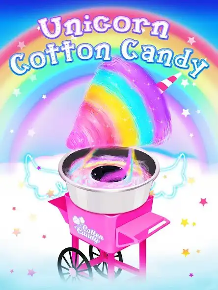 Play Unicorn Cotton Candy - Cooking Games for Girls  and enjoy Unicorn Cotton Candy - Cooking Games for Girls with UptoPlay