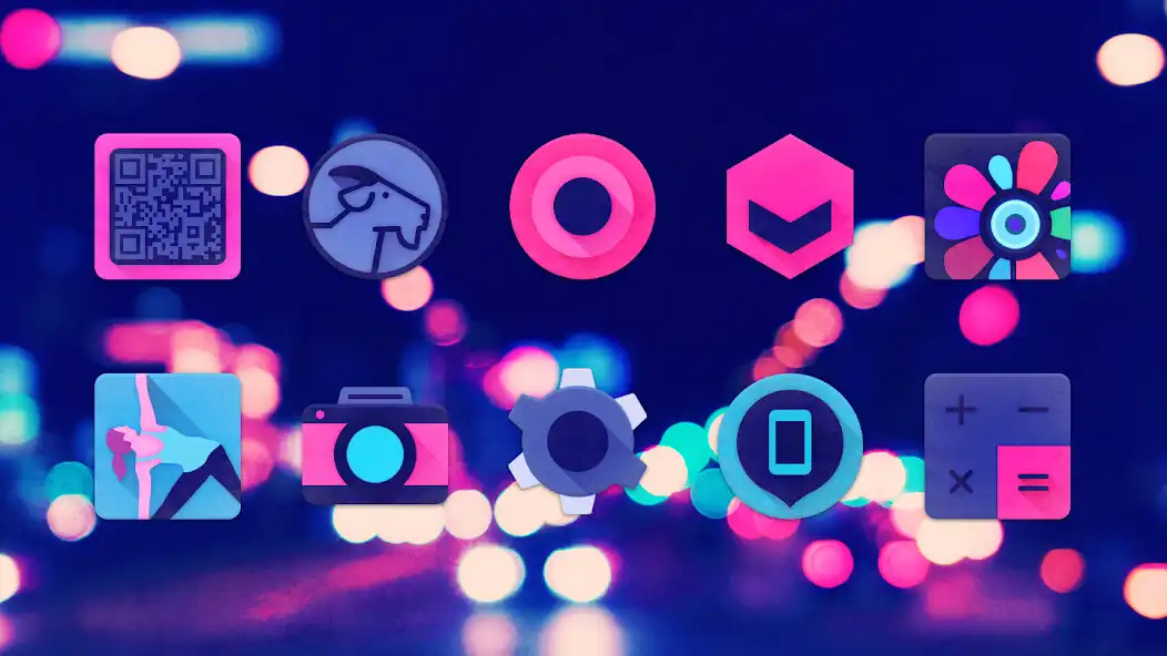 Play Unicorn Dark - Icon Pack  and enjoy Unicorn Dark - Icon Pack with UptoPlay