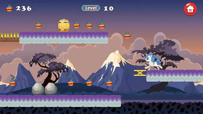 Play Unicorn Dash Attack as an online game Unicorn Dash Attack with UptoPlay