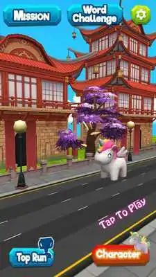 Play Unicorn Dash City Run Adventure