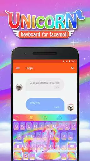 Play Unicorn Emoji Keyboard Theme