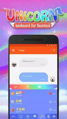 Play Unicorn Emoji Keyboard Theme