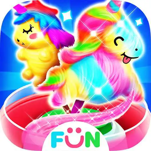 Run free android online Unicorn Food- Cotton Candy Maker APK