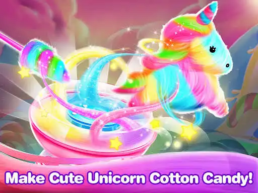 Play APK Unicorn Food- Cotton Candy Maker  and enjoy Unicorn Food- Cotton Candy Maker with UptoPlay com.funpop.android_unicorncotton