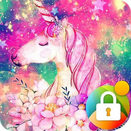 Free play online Unicorn Galaxy Wallpaper Girls Screenlock APK