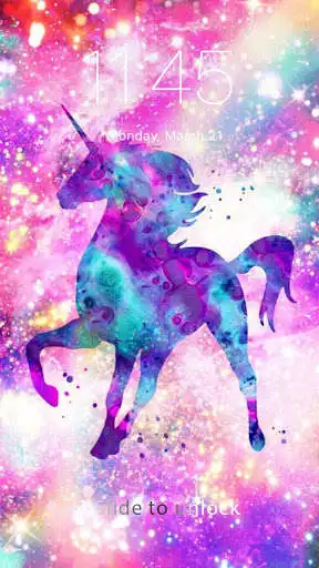 Play Unicorn Galaxy Wallpaper Girls Screenlock