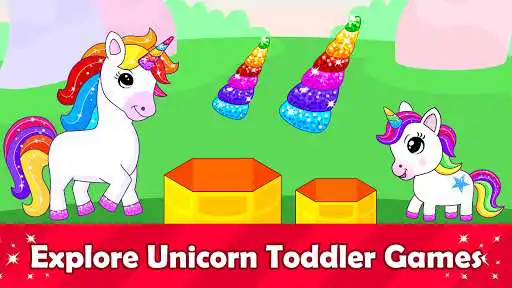 Play Unicorn Games for 2+ Year Olds  and enjoy Unicorn Games for 2+ Year Olds with UptoPlay