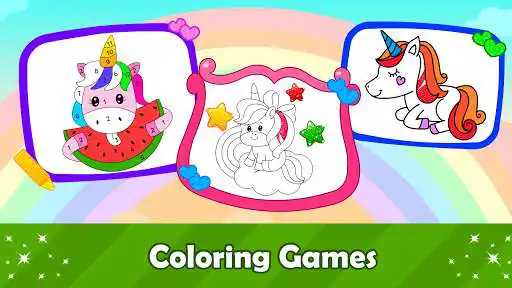 Play Unicorn Games for 2+ Year Olds as an online game Unicorn Games for 2+ Year Olds with UptoPlay