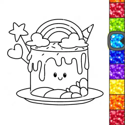 Play Unicorn Glitter Coloring Book APK