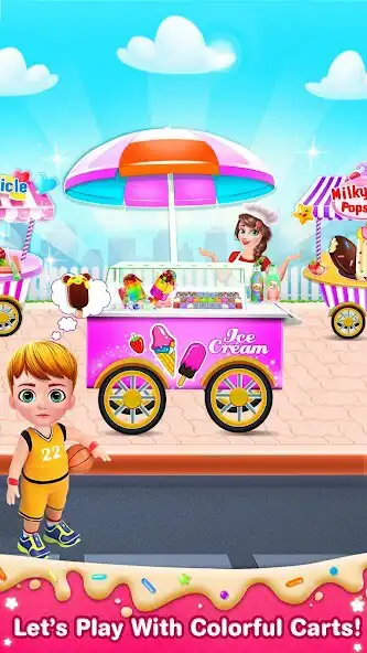 Play Unicorn Ice cream Pop game as an online game Unicorn Ice cream Pop game with UptoPlay