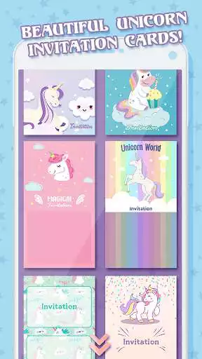 Play Unicorn Invitations