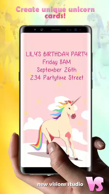 Play Unicorn Invitations