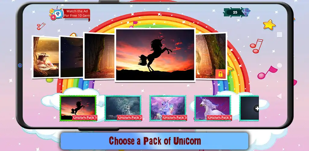 Play Unicorn Jigsaw Puzzle Game  and enjoy Unicorn Jigsaw Puzzle Game with UptoPlay