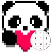 Free play online Unicorn Panda - Color By Number APK