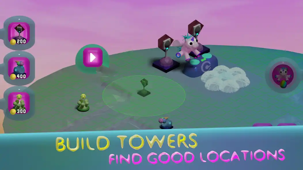 Play Unicorn Party TD: Earn Crypto as an online game Unicorn Party TD: Earn Crypto with UptoPlay