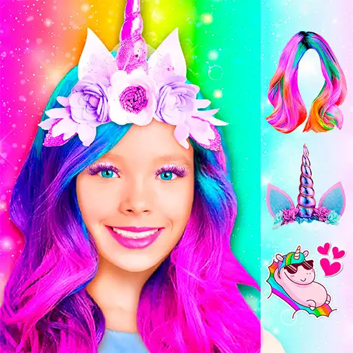 Play Unicorn photo: Girls games APK