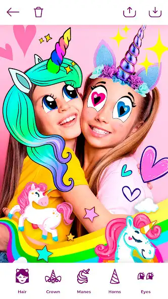 Play Unicorn photo: Girls games  and enjoy Unicorn photo: Girls games with UptoPlay