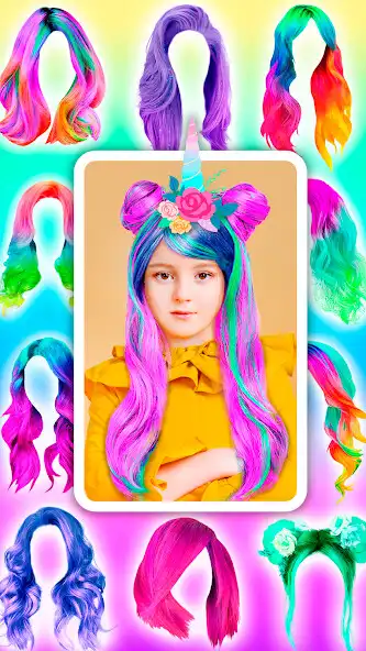 Play Unicorn photo: Girls games as an online game Unicorn photo: Girls games with UptoPlay
