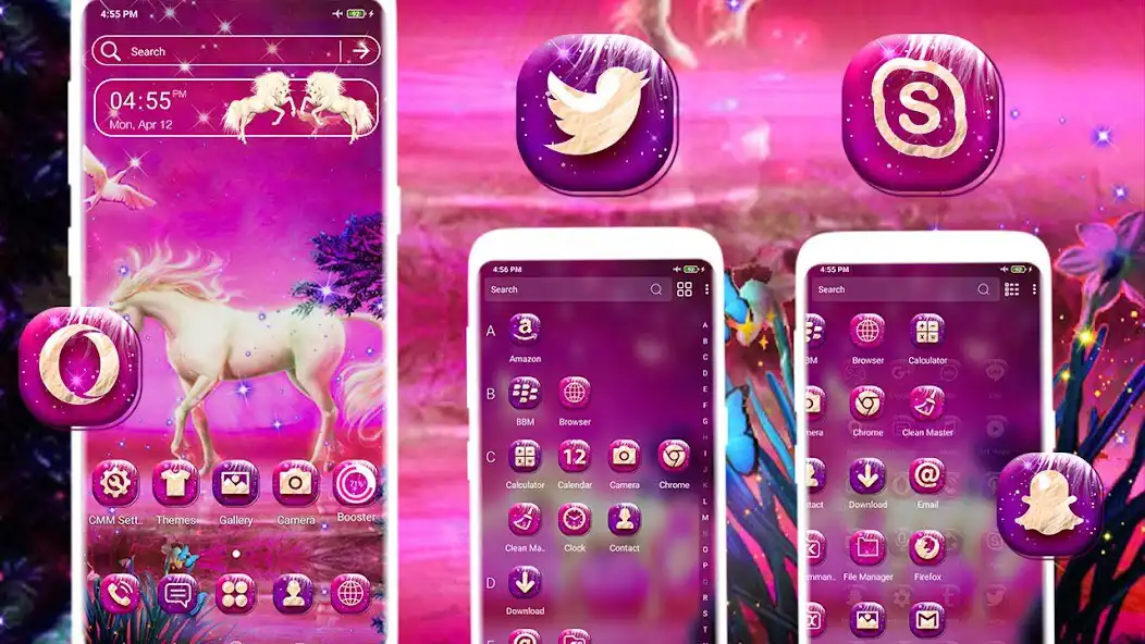 Play Unicorn Pink Forest Launcher T as an online game Unicorn Pink Forest Launcher T with UptoPlay