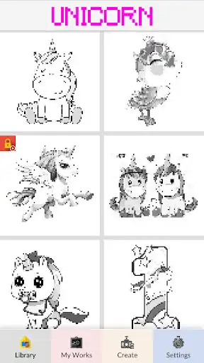Play Unicorn - Pixel Art  and enjoy Unicorn - Pixel Art with UptoPlay