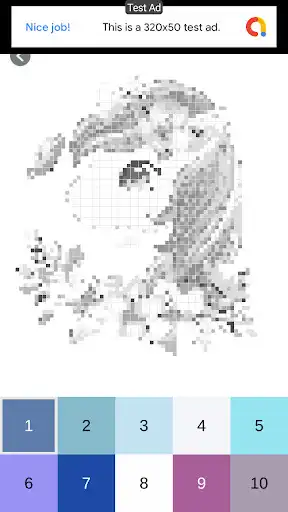 Play Unicorn - Pixel Art as an online game Unicorn - Pixel Art with UptoPlay