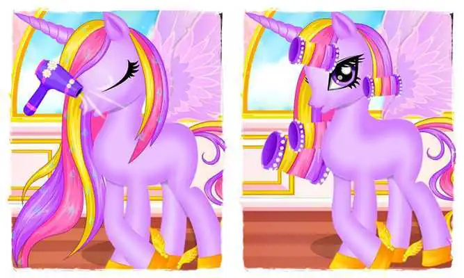 Play Unicorn Princess Hair Salon