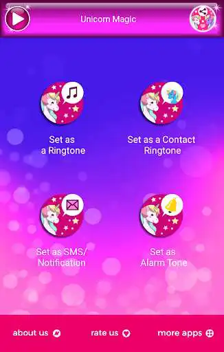 Play Unicorn Ringtones as an online game Unicorn Ringtones with UptoPlay