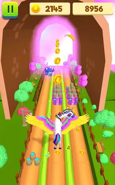 Play Unicorn Run Pony Running Games as an online game Unicorn Run Pony Running Games with UptoPlay