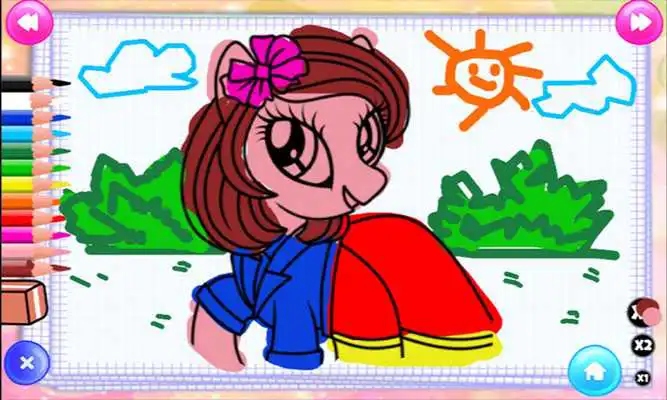Play Unicorns Coloring Book