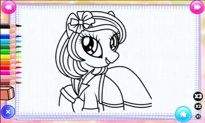 Play Unicorns Coloring Book