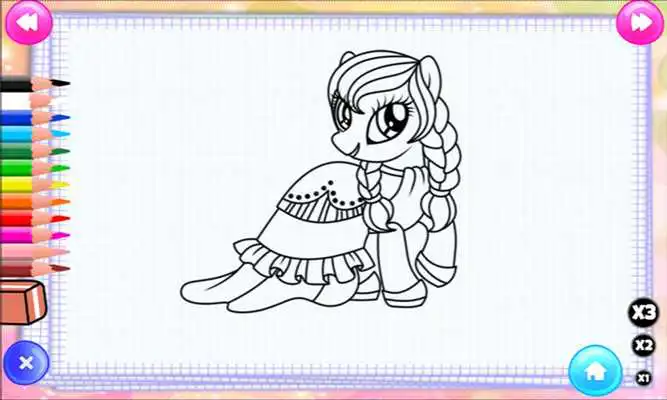 Play Unicorns Coloring Book