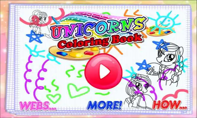 Play Unicorns Coloring Book
