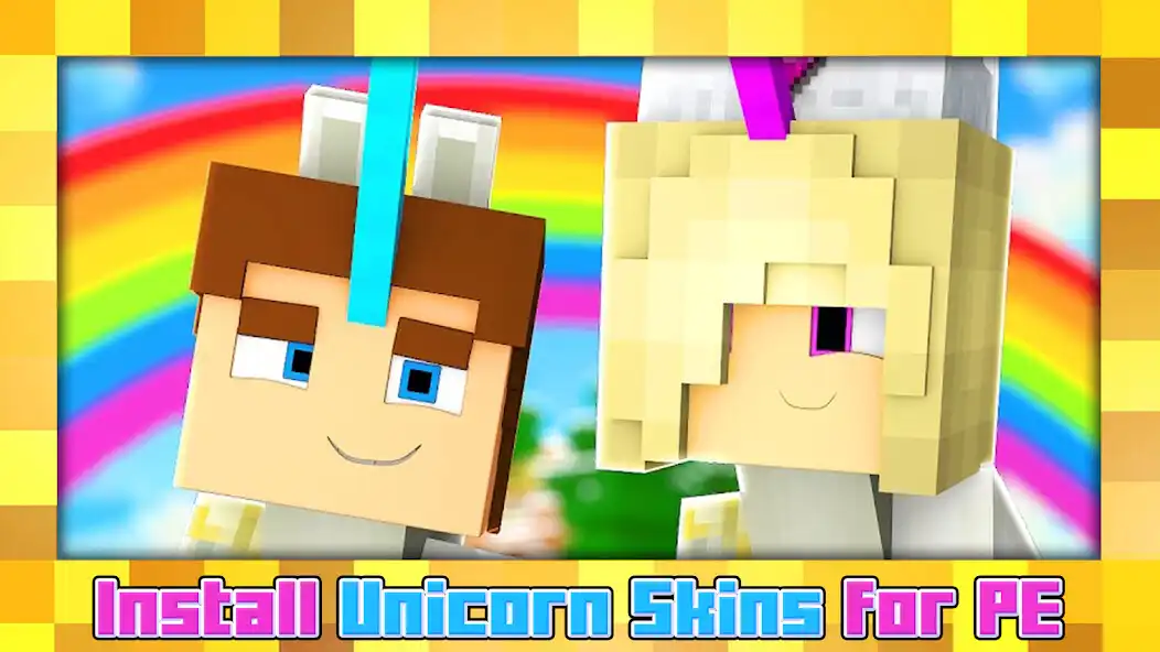 Play Unicorn skins - rainbow pack  and enjoy Unicorn skins - rainbow pack with UptoPlay