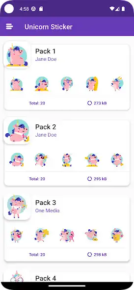 Play Unicorn Stickers : Wastickers as an online game online Unicorn Stickers : Wastickers with UptoPlay Play Unicorn Stickers : Wastickers as an online game Unicorn Stickers : Wastickers with UptoPlay
